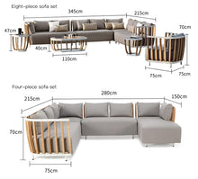 Load image into Gallery viewer, Luxury Plus Furniture - Rattan Set - 8 Piece Designer Mix & Match (Balcony, Patio, Courtyard)