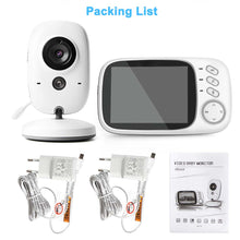 Load image into Gallery viewer, Video Baby Monitor 2.4G Mother Kids Two-way Audio Night Vision Video Surveillance Cameras With Temperature display Screen