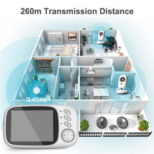 Load image into Gallery viewer, Video Baby Monitor 2.4G Mother Kids Two-way Audio Night Vision Video Surveillance Cameras With Temperature display Screen