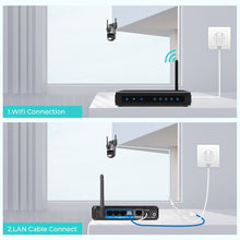 Load image into Gallery viewer, 8MP 4K Wifi Camera Dual Lens Security Protection Waterproof Security CCTV Video Surveillance Camera Light Alarm IP Camera