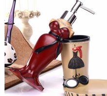 Load image into Gallery viewer, "Fair Lady" Bathroom Set - 5 piece. (3D Design)