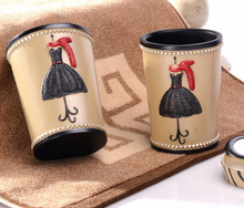 Load image into Gallery viewer, "Fair Lady" Bathroom Set - 5 piece. (3D Design)