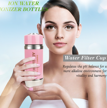 Load image into Gallery viewer, 400ml Alkaline Hydrogen Flasks Nano Energy Water Bottle with Filter