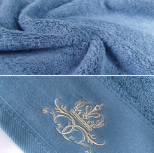 Load image into Gallery viewer, 2021 Luxury New High-Grade 100% Cotton Towel Set - Embroidery - 3 Piece