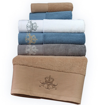 Load image into Gallery viewer, 2021 Luxury New High-Grade 100% Cotton Towel Set - Embroidery - 3 Piece
