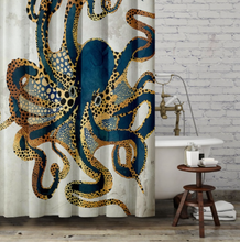 Load image into Gallery viewer, Shower/Bath Curtain Range - 3D Grey Geometric Stone Fabric Waterproof Bathroom Curtain Hotel Decorative Curtains Blackout Screen