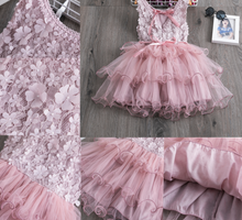 Load image into Gallery viewer, "Arna" Royal Gown Collection - Polka Dot Toddler Dress Halloween Costume Baby Girl Christmas Party Dress