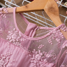 Load image into Gallery viewer, "Arna" Royal Gown Collection - White Lace Princess Dress For Girls