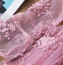 Load image into Gallery viewer, "Arna" Royal Gown Collection - White Lace Princess Dress For Girls