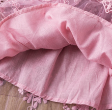 Load image into Gallery viewer, "Arna" Royal Gown Collection - White Lace Princess Dress For Girls