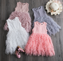 Load image into Gallery viewer, "Arna" Royal Gown Collection - White Lace Princess Dress For Girls