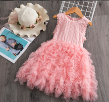 Load image into Gallery viewer, "Arna" Royal Gown Collection - White Lace Princess Dress For Girls