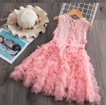 Load image into Gallery viewer, "Arna" Royal Gown Collection - White Lace Princess Dress For Girls
