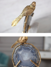 Load image into Gallery viewer, "Arna Collection" Luxury -Natural Agate Marble Bird Figurine Creativity Ornaments Desk Bookcase Natural Material Crafts Living Room Decoration