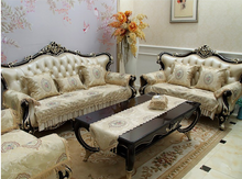 Load image into Gallery viewer, "Arna Royal Victorian Collection" European-Style Sofa Cushion Cover Luxury Embroidery