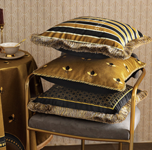 Load image into Gallery viewer, "Arna Royal Victorian Collection" European-Style Sofa Cushion Cover Luxury Embroidery