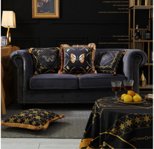 Load image into Gallery viewer, "Arna Royal Victorian Collection" European-Style Sofa Cushion Cover Luxury Embroidery