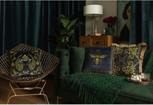 Load image into Gallery viewer, "Arna Royal Victorian Collection" European-Style Sofa Cushion Cover Luxury Embroidery