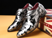 Load image into Gallery viewer, Mens Patent Leather Shoes Pointed Toe - Many Sizes & Colours