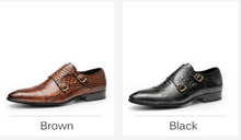 Load image into Gallery viewer, Men Genuine Leather shoes - Black or Brown - Many Sizes