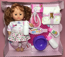 Load image into Gallery viewer, Arna Lisa Soft Talking Smart Doll - Speaking, Blinking, Feeding, Potty Training Doll