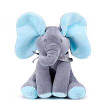 Load image into Gallery viewer, Elephant Educational Toy - Music - Talking - Peek-a-Boo - Soft - Interactive