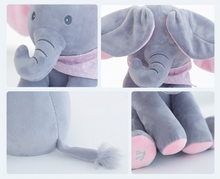 Load image into Gallery viewer, Elephant Educational Toy - Music - Talking - Peek-a-Boo - Soft - Interactive