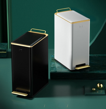 Load image into Gallery viewer, "Arna Royal Vintage Collection" Luxury Golden Range 10L Trash Rubbish Bin - Home or Business
