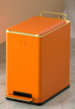 Load image into Gallery viewer, "Arna Royal Vintage Collection" Luxury Golden Range 10L Trash Rubbish Bin - Home or Business