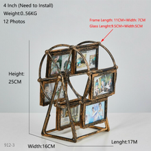 Load image into Gallery viewer, "Arna Lisa" Luxury Victorian Collection - Classical Retro Ferris Wheel Photo Frames