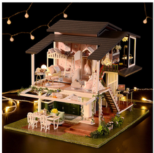 Load image into Gallery viewer, Architecture Series Building Blocks - French Boutique Big Doll House Furniture Miniature Building Kits DIY Dollhouse Kit Villa