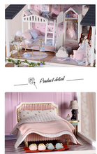 Load image into Gallery viewer, Architecture Series Building Blocks - French Boutique Big Doll House Furniture Miniature Building Kits DIY Dollhouse Kit Villa