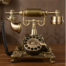 Load image into Gallery viewer, Deluxe "Arna Royal Collection" Luxury European Retro Telephone Landline Phone with Mechanical Ring,
