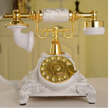 Load image into Gallery viewer, Deluxe "Arna Royal Collection" Luxury European Retro Telephone Landline Phone with Mechanical Ring,