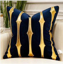 Load image into Gallery viewer, "Arna Royal LUXURY Collection" European-Style Sofa Cushion Cover Luxury 45cm x 45cm Silver/Gold Range