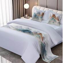 Load image into Gallery viewer, "Arna Royal LUXURY Collection" Hotel Quality Bed Runner/Scarf & 2 Cushion Covers - Many Colours