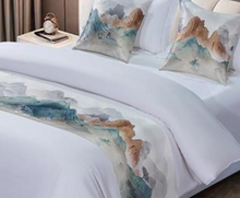 Load image into Gallery viewer, "Arna Royal LUXURY Collection" Hotel Quality Bed Runner/Scarf & 2 Cushion Covers - Many Colours