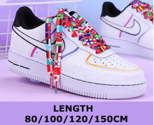 Load image into Gallery viewer, Colourful Rainbow Shoe Laces - Many Colours/Sizes - NEW ARRIVAL