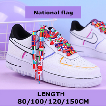 Load image into Gallery viewer, Colourful Rainbow Shoe Laces - Many Colours/Sizes - NEW ARRIVAL