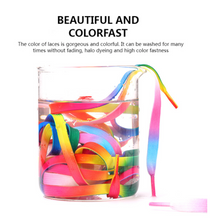 Load image into Gallery viewer, Colourful Rainbow Shoe Laces - Many Colours/Sizes - NEW ARRIVAL
