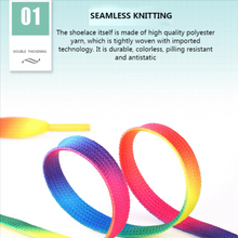 Load image into Gallery viewer, Colourful Rainbow Shoe Laces - Many Colours/Sizes - NEW ARRIVAL