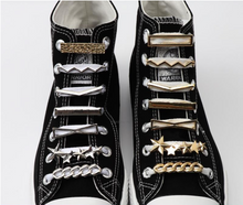Load image into Gallery viewer, Gold & Silver Metal Buckle Charms for Shoe Laces - NEW ARRIVAL