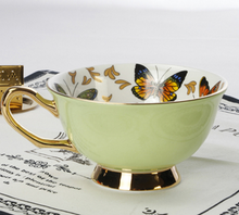 Load image into Gallery viewer, "Arna Lisa" Royal Collection - Luxury Britsh Bone China 6 Cups & Saucers - Many Designs