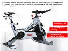 Load image into Gallery viewer, Spin Exercise Bike High Performance - Commercial Grade K Power