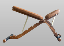 Load image into Gallery viewer, Limited Edition - Solid Wood Walnut Dumbbell Bench - (Slim & Sleek) 5-Gear Adjustable Multi-Function Bench Trainer