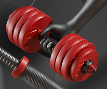 Load image into Gallery viewer, Top Grade Steel Dumbbell Set - Adjustable Sub-Barbell Kettle Set. 40KG