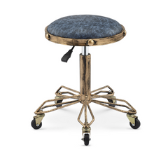 Load image into Gallery viewer, Commercial Professional Hairdressing Salon Barber Stool Iron Antique Retro - Many Colours & Styles