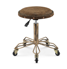 Load image into Gallery viewer, Commercial Professional Hairdressing Salon Barber Stool Iron Antique Retro - Many Colours & Styles