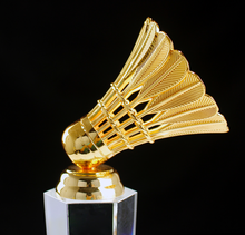 Load image into Gallery viewer, Sports Trophy - Crystal Badminton Trophy - Gift Box
