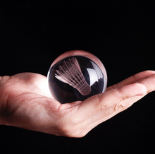 Load image into Gallery viewer, Sports Crystal Glass Badminton Ball - Souvenirs Gift Office Home